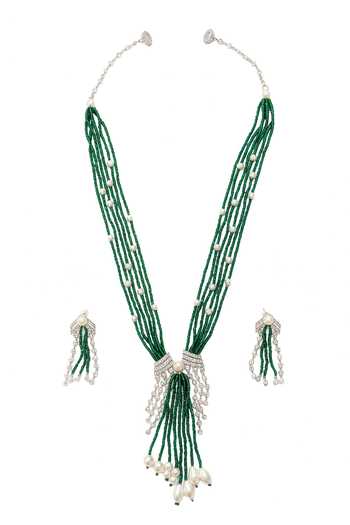 Minaki Beaded Necklace Set 