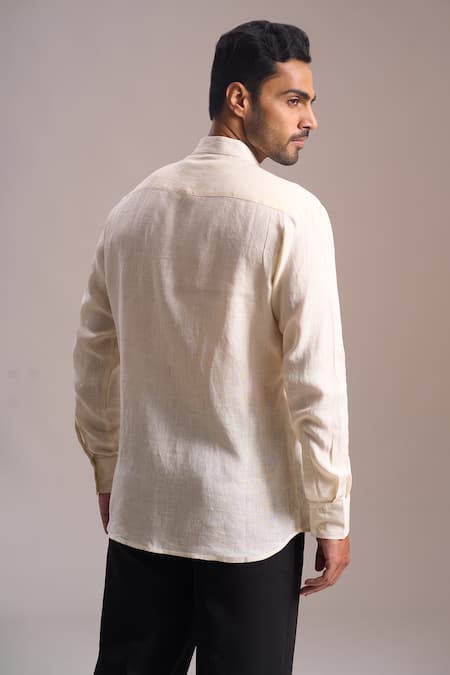 Rohit Bal Resham Placement Embroidered Shirt 