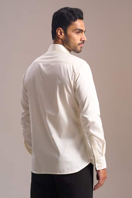 Rohit Bal Dori Placement Embroidered Shirt 