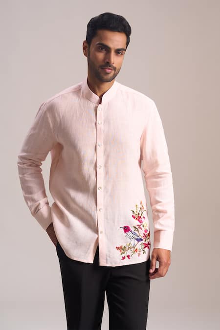 Rohit Bal Resham Thread Embroidered Shirt 