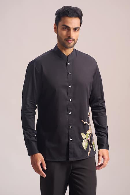 Rohit Bal Resham Embroidered Shirt 