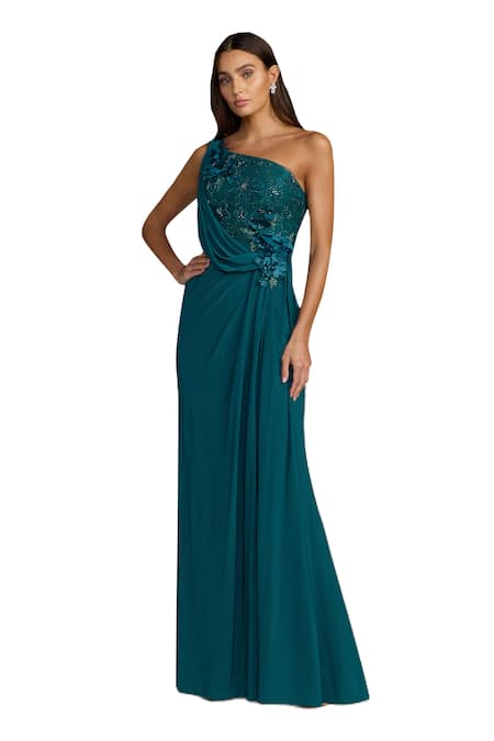 Mac Duggal Crystals Embellished Gown 