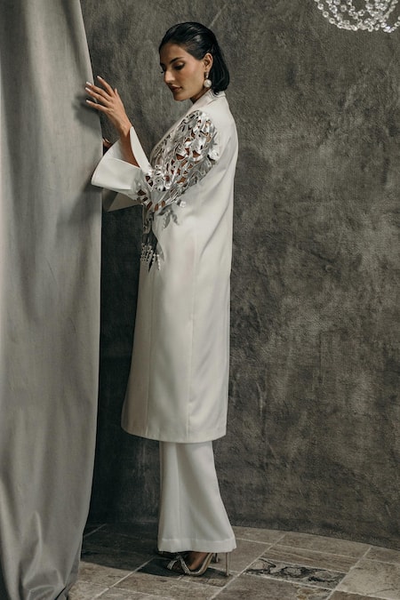 Vidhi Wadhwani Embroidered Blazer & Pant Set