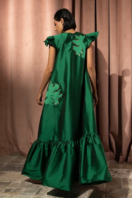 Vidhi Wadhwani Sivana Applique Embroidered Dress