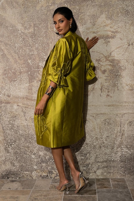 Vidhi Wadhwani Apara Embellished Jacket & Dress Set