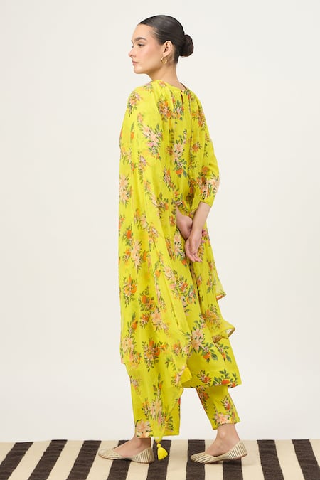 Dot Printed Kurta Set