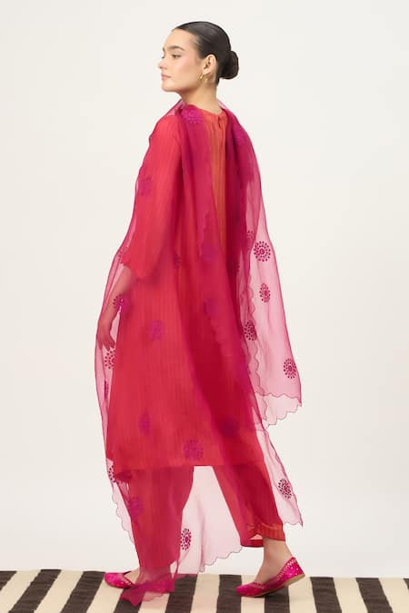 Dot Printed Kurta & Pant Set 