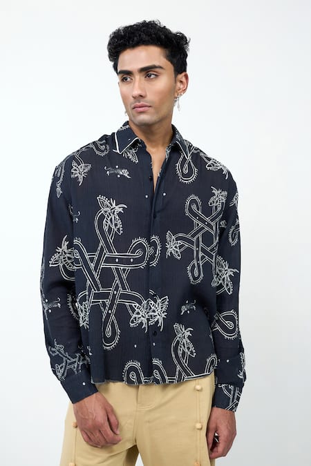 Triune Jugnoo Mandala Shirt 