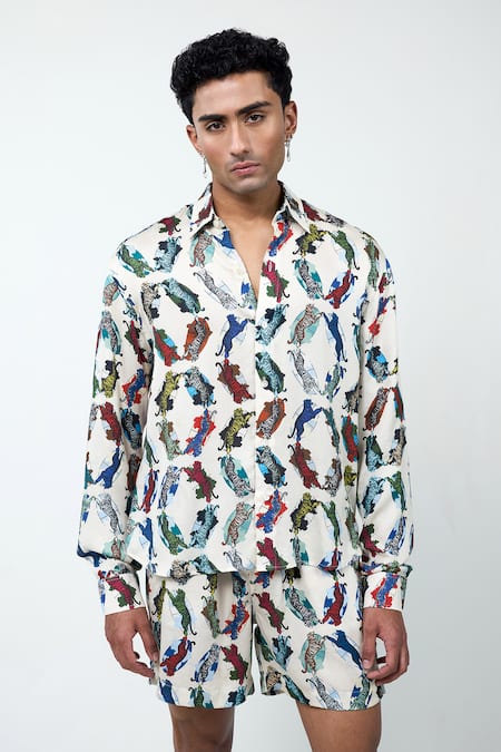 Triune Tiger Cosmo Play Print Shirt 