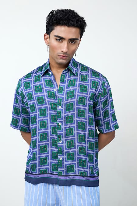 Triune Twin Snake Printed Shirt 