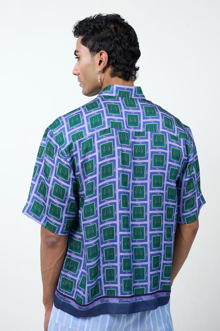 Triune Twin Snake Printed Shirt 