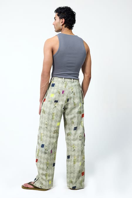 Triune Techno Tiles Printed Pant 