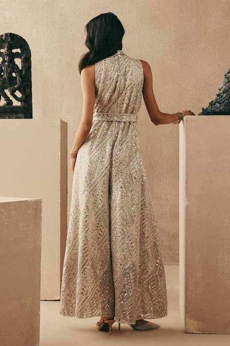 Twenty Nine Mirrorwork Tissue Jumpsuit 