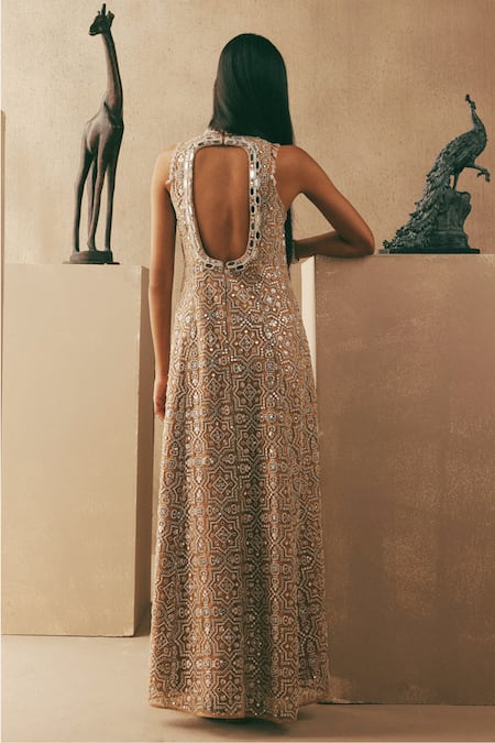 Twenty Nine Mirrorwork Beadwork Dupatta 