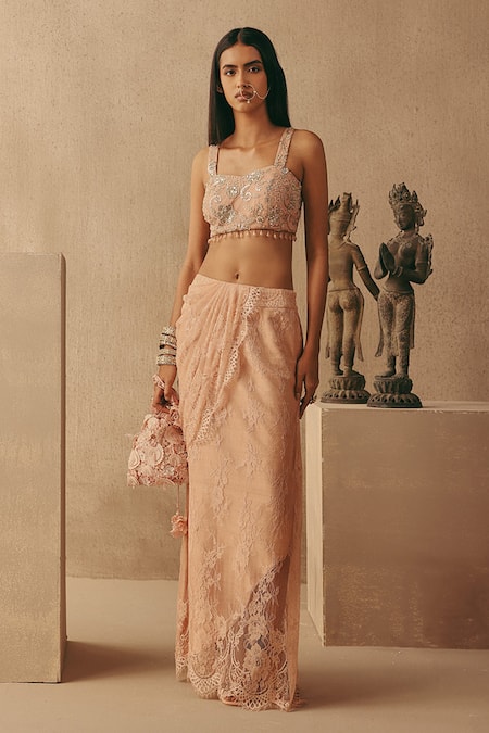 Twenty Nine Floral Lace Pick Up Skirt