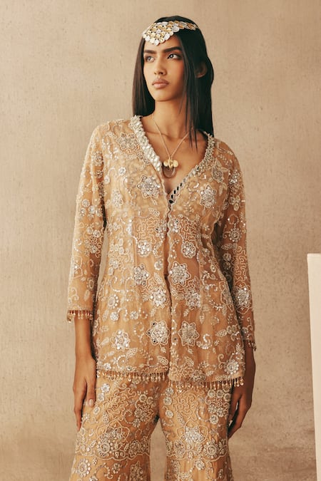 Twenty Nine Mirrorwork Net Bralette 