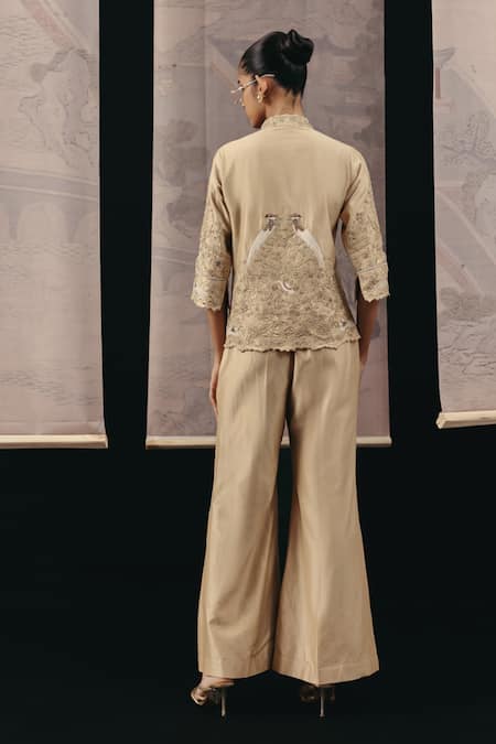 Twenty Nine Zari Parsi Gaara Work Blazer 