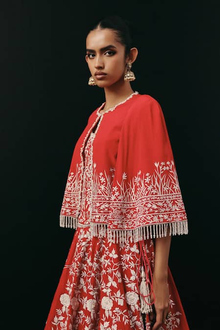 Twenty Nine Mirrorwork Net Cape 