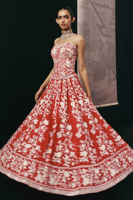 Twenty Nine Mirrorwork Net Corset 