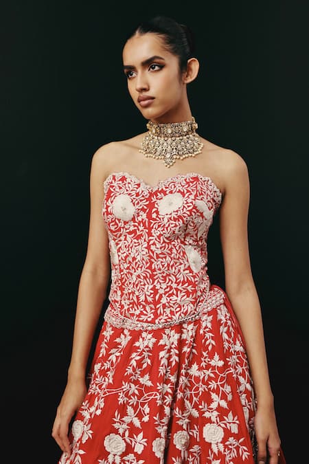 Twenty Nine Mirrorwork Net Corset 