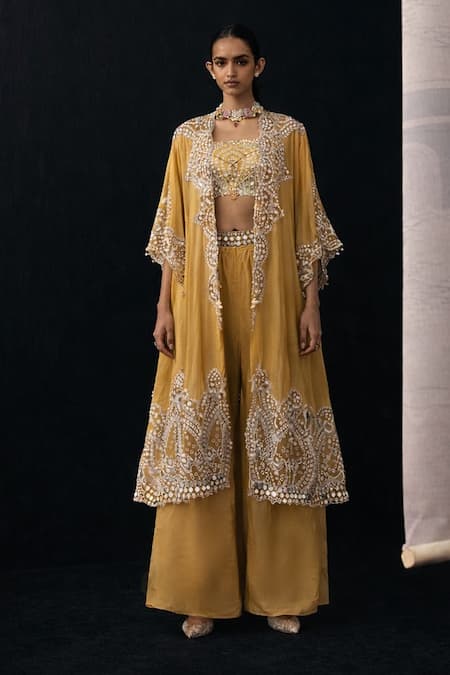 Twenty Nine Mirrorwork Tissue Cape 