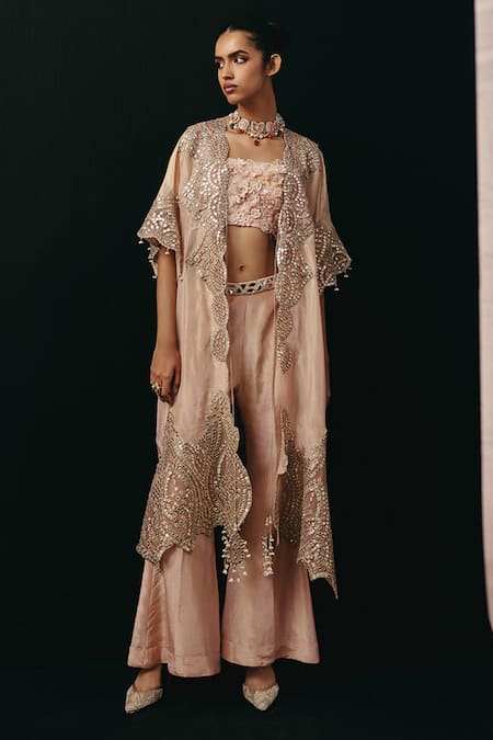 Twenty Nine Mirror Embellished Palazzo