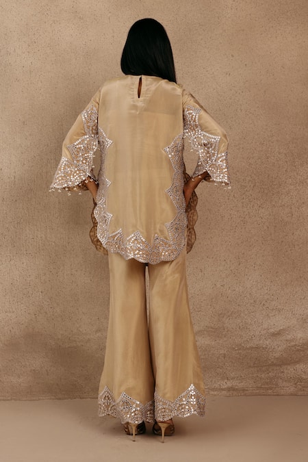 Twenty Nine Mirrorwork Tissue Kurta