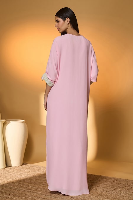 Masaba Blush Breeze Crepe Silk Kaftan 