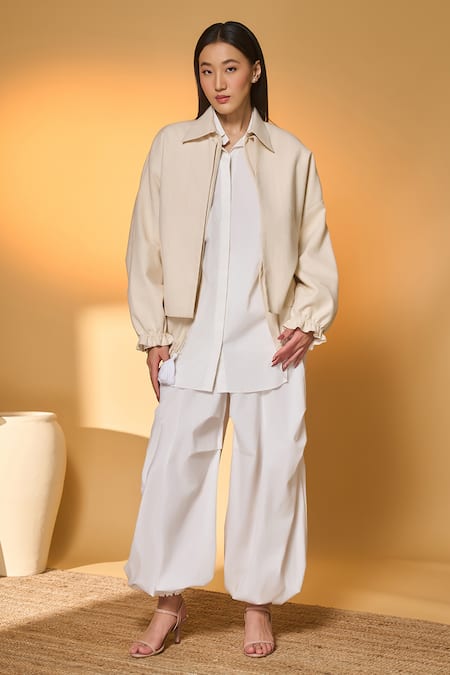 Masaba Pine Code Handwoven Cotton Jacket 