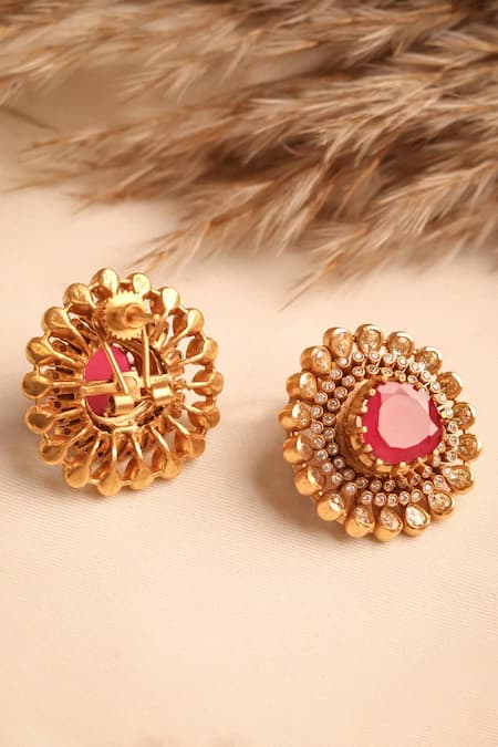 MRJEWELS Moissanite Embellished Studs 