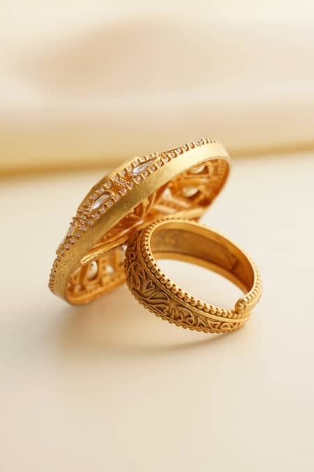 MRJEWELS Saanvi Moissanite Ring 