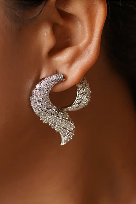 MRJEWELS Imitation Diamond Embellished Necklace Set 