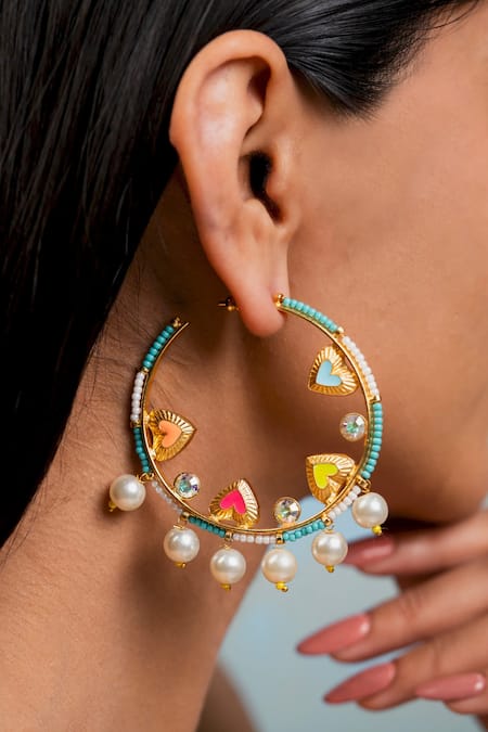 Bauble Bazaar Love Is Enough Earrings 