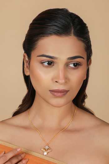 Riana Jewellery Pearl Drop Pendant Necklace  