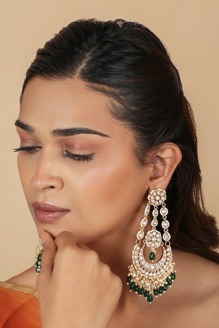 Riana Jewellery Bead Embellished Chandbalis 