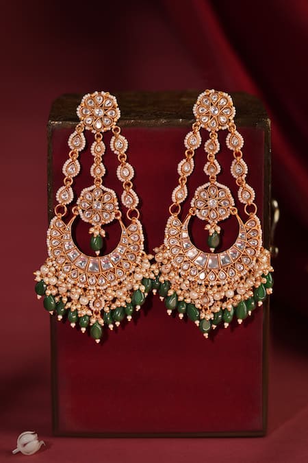 Riana Jewellery Bead Embellished Chandbalis 