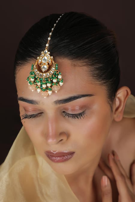 Riana Jewellery Cresent Moon Maangtikka 