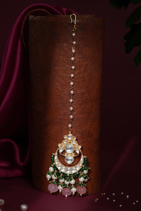 Riana Jewellery Cresent Moon Maangtikka 