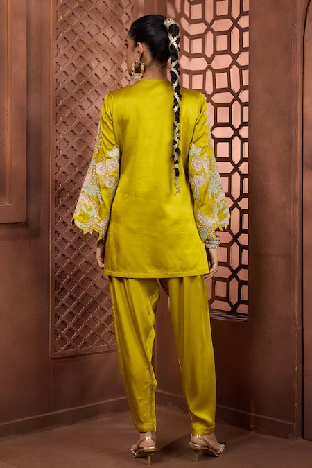 Aneesh Agarwaal Zaituni Gulzar Embroidered Kurta & Salwar Set 