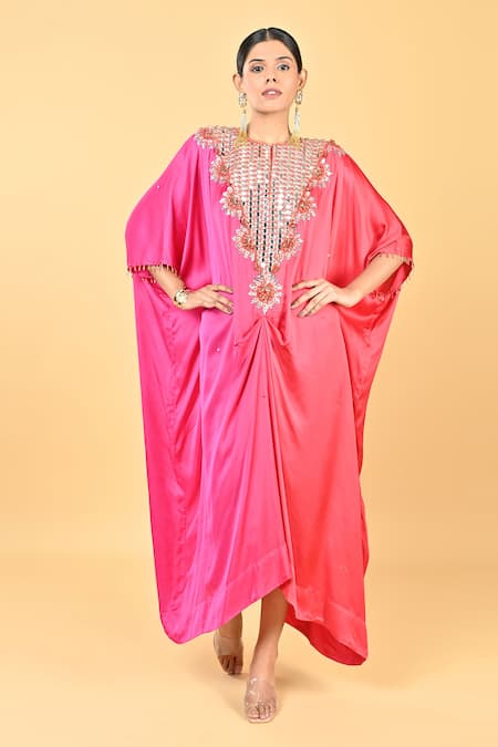 KEITH GOMES Embellished Yoke Kaftan 