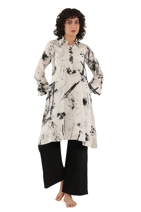 Khat Abstract Print Kurta & Pant Set 