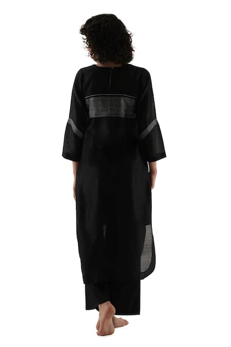 Khat Chanderi Silk Kurta & Pant Set 