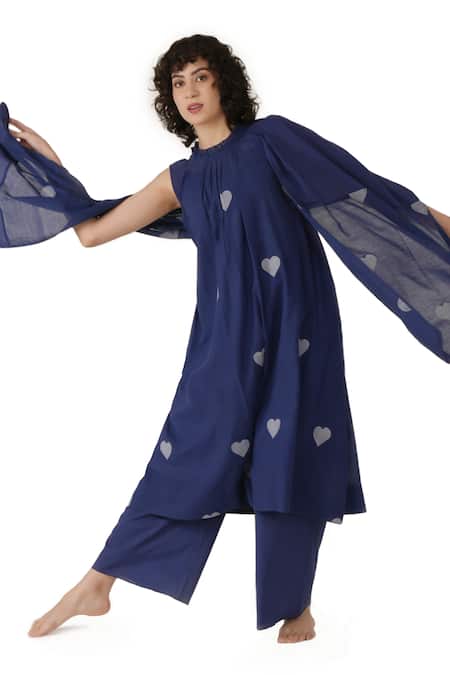 Khat Hand Woven Cotton Jamdani Kurta Set 