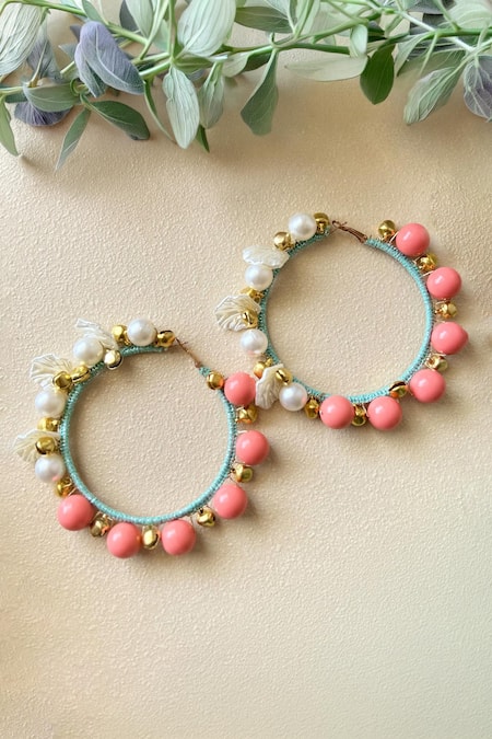 KIHOY Peachy Hoop Earrings 