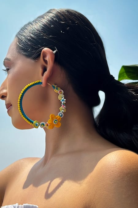 KIHOY Sequin Embroidered Hoops 