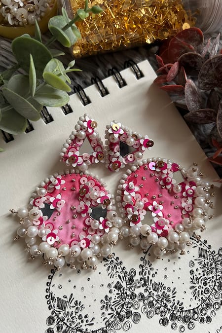 KIHOY Bead Embellished Earrings 