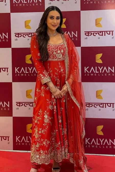 Osaa By Adarsh Floral Embroidered Anarkali Set 