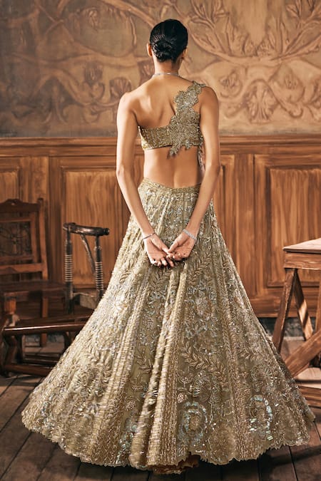 Show Shaa Aurora Embroidered Blouse Lehenga Set 