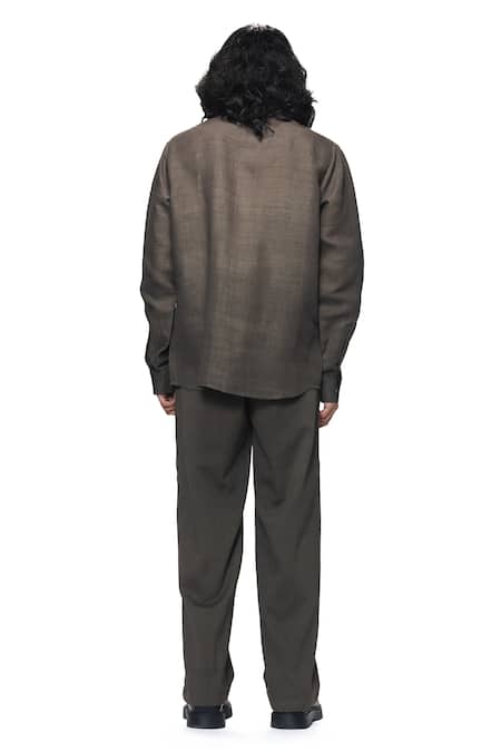 Countrymade Applique Woodland Camo Matka Silk Shirt 