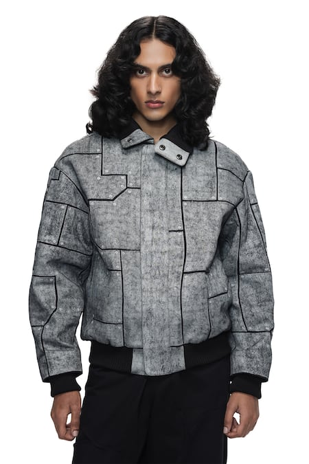 Countrymade Fuselage Applique Bomber Jacket 